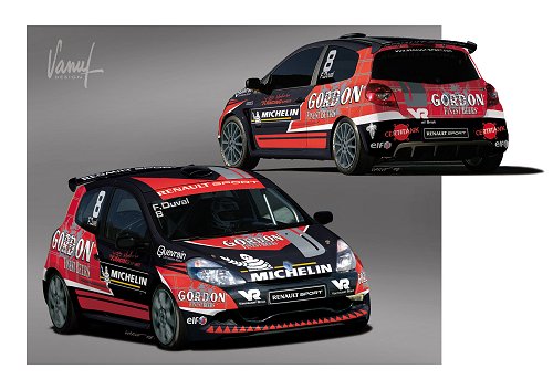 Livery Renault Clio van Duval